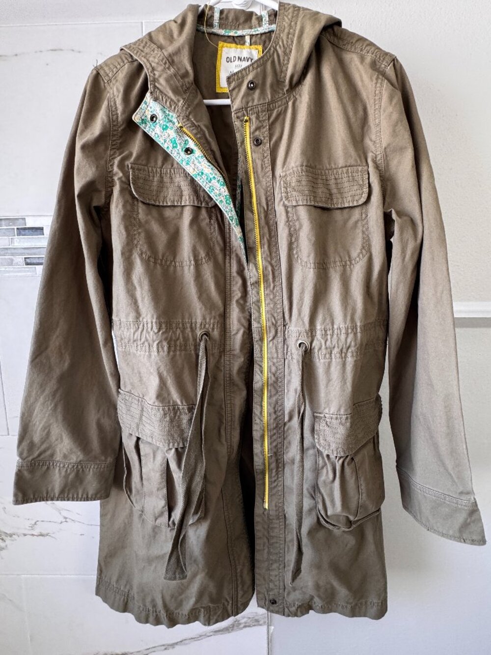 Y2K Old Navy Jacket - Khaki/Camo Green